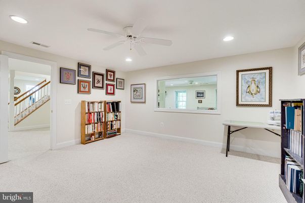 Home Office, Interior, Recessed Lighting