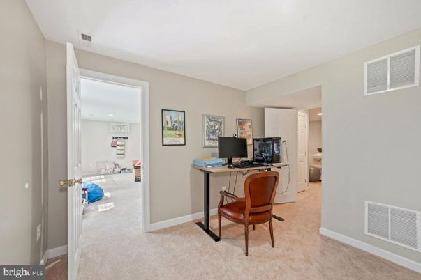 Home Office, Interior, Recessed Lighting