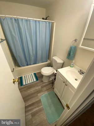 Bathroom, Interior, Wood Texture Flooring
