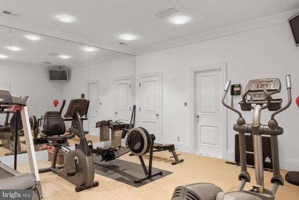 Fitness Equipment, Interior, Recessed Lighting