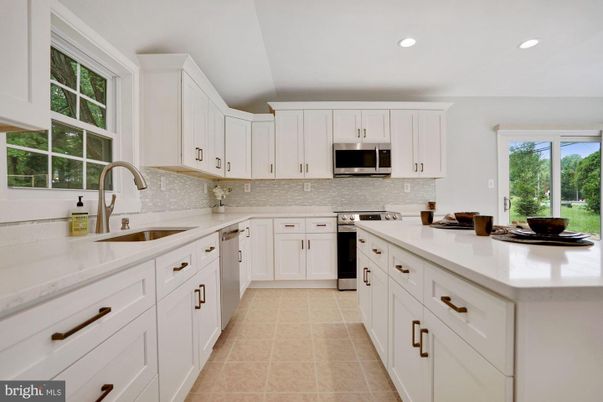 Interior, Kitchen, Recessed Lighting, Stainless Steel Appliances