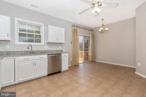 Chandelier, Interior, Kitchen, Stainless Steel Appliances