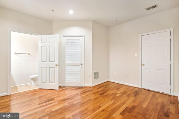 Bathroom, Empty room, Interior, Recessed Lighting, Wood Texture Flooring