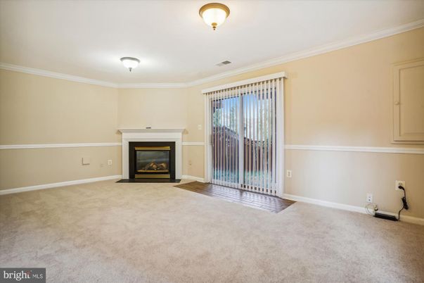 Empty room, Fireplace, Interior