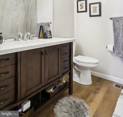 Bathroom, Interior, Wood Texture Flooring
