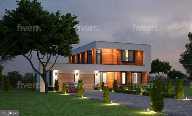 Backyard, Exterior, Facade, Modern