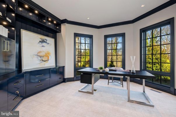 Home Office, Interior, Recessed Lighting