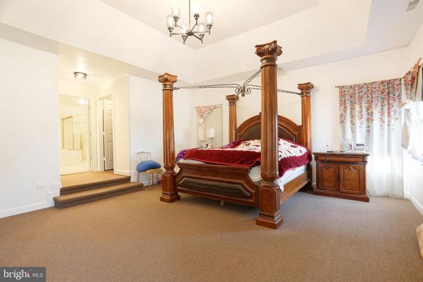 Bedroom, Chandelier, Interior