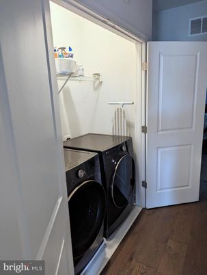 Interior, Utility Closets, Washer, Wood Texture Flooring
