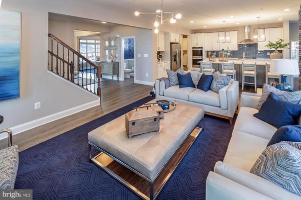 Dining room, Interior, Kitchen, Living room, Pendant Lights, Recessed Lighting, Stainless Steel Appliances, Wood Texture Flooring