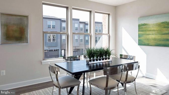Dining room, Interior, Wood Texture Flooring