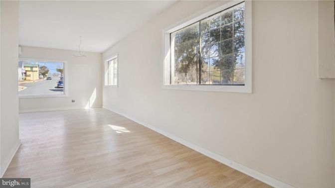 Empty room, Interior, Wood Texture Flooring