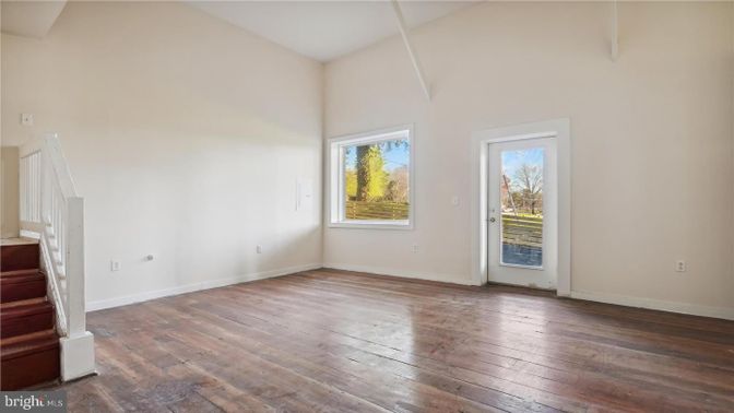 Empty room, Interior, Wood Texture Flooring