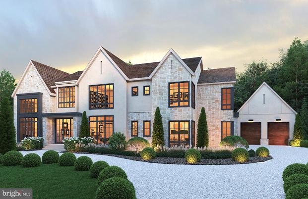 Attached, Exterior, Facade, Brick Facade, Farmhouse