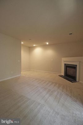 Empty room, Fireplace, Interior, Recessed Lighting