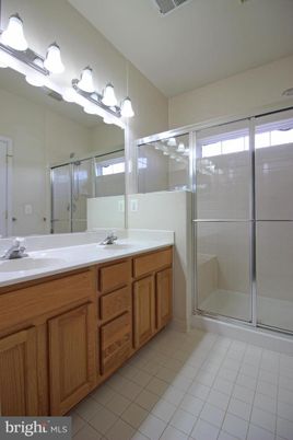 Bathroom, Dual Sink Vanities, Glass Shower, Interior