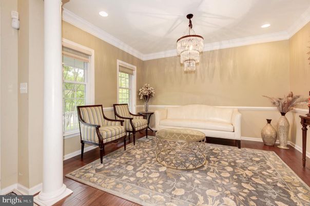 Chandelier, Interior, Recessed Lighting, Wood Texture Flooring