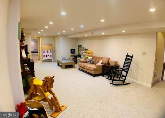 Interior, Living room, Recessed Lighting