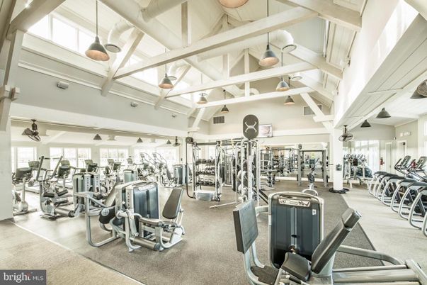 Fitness Equipment, Gym, Interior, Pendant Lights