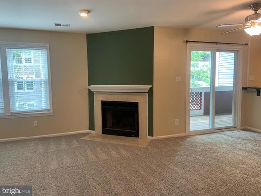 Empty room, Fireplace, Interior, Recessed Lighting