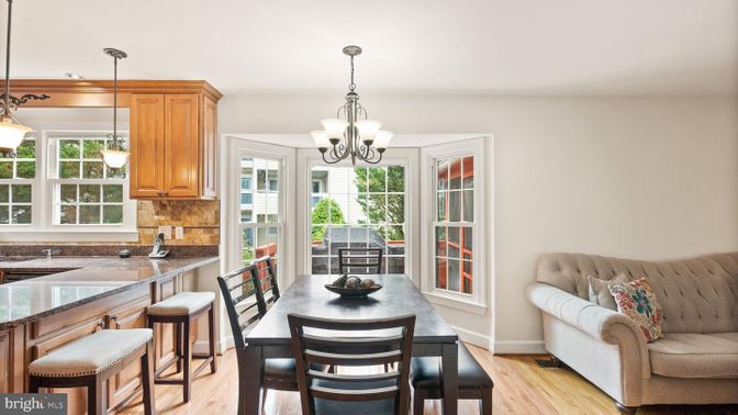Chandelier, Dining room, Interior, Pendant Lights, Wood Texture Flooring