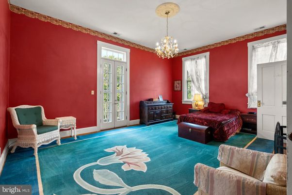 Bedroom, Chandelier, Interior