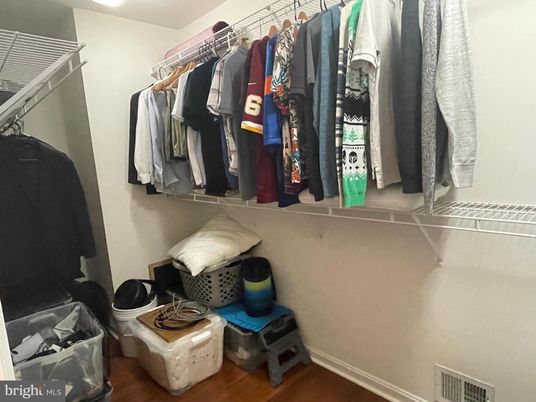 Interior, Walk-in Closets, Wood Texture Flooring