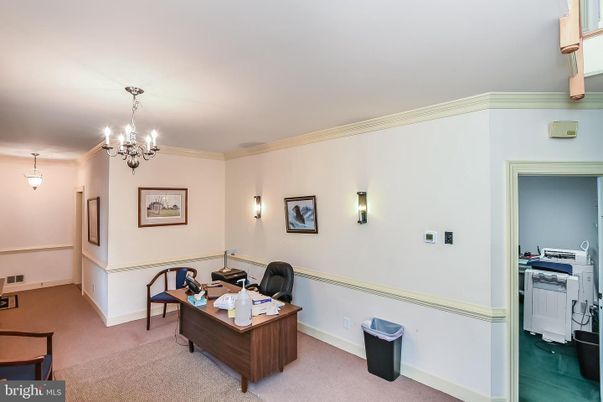 Chandelier, Home Office, Interior