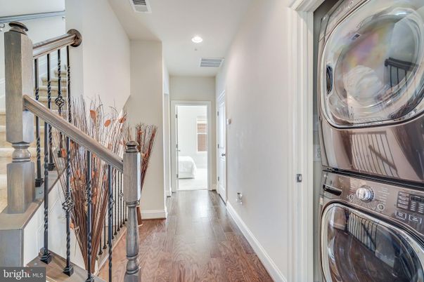 Interior, Recessed Lighting, Utility Closets, Washer, Wood Texture Flooring