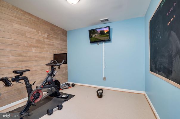 Fitness Equipment, Interior, Wooden Walls