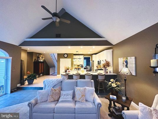 Interior, Kitchen, Living room, Recessed Lighting