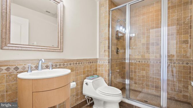 Bathroom, Glass Shower, Interior