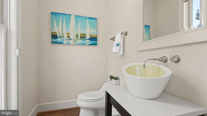 Bathroom, Interior, Wood Texture Flooring