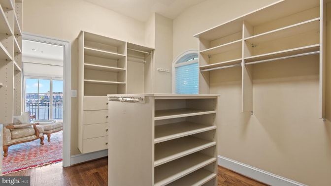 Interior, Walk-in Closets, Wood Texture Flooring