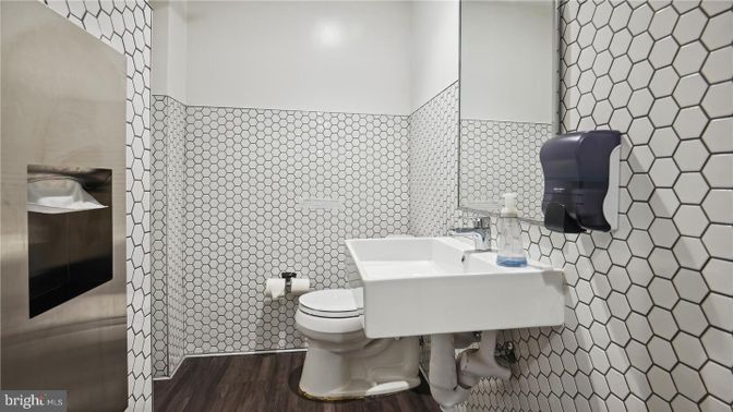 Bathroom, Interior, Wood Texture Flooring