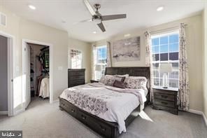Bedroom, Interior, Recessed Lighting