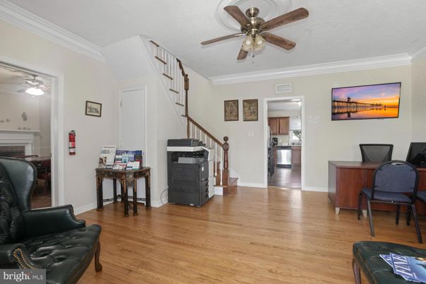 Fireplace, Interior, Kitchen, Wood Texture Flooring
