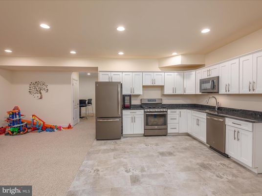 Interior, Kitchen, Recessed Lighting, Stainless Steel Appliances
