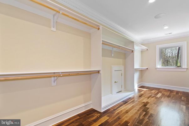 Interior, Recessed Lighting, Walk-in Closets, Wood Texture Flooring