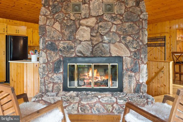 Fireplace, Interior, Stone Walls, Wooden Ceilings, Wooden Walls