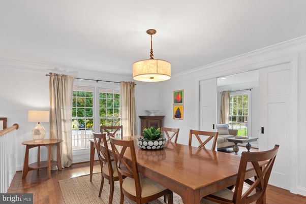Dining room, Interior, Wood Texture Flooring