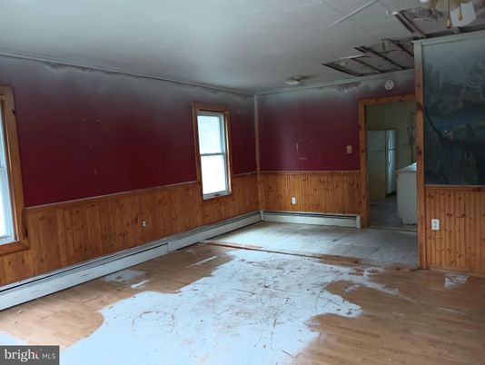 Empty room, Interior, Wood Texture Flooring, Wooden Walls