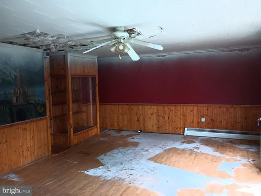 Empty room, Interior, Wood Texture Flooring