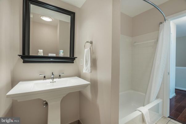 Bathroom, Interior, Wood Texture Flooring
