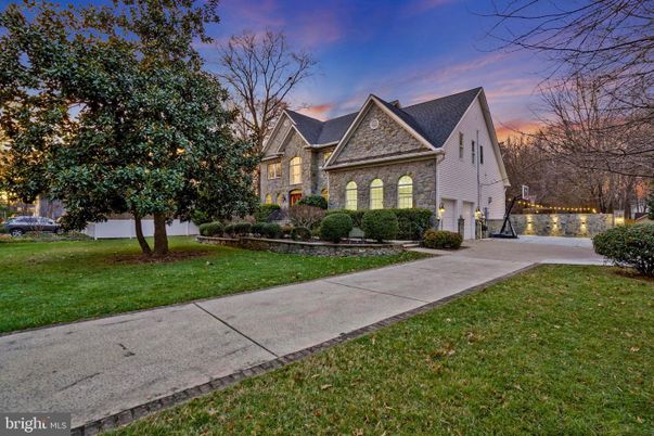 Attached, Backyard, Exterior, Facade, Brick Facade, French Provincial