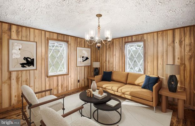 Chandelier, Interior, Living room, Wooden Walls