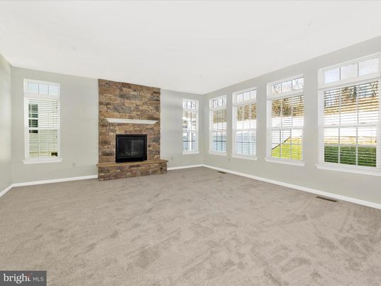 Empty room, Fireplace, Interior, Stone Walls