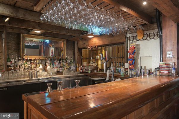 Chandelier, Interior, Wooden Beams