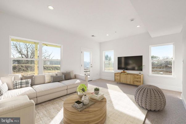 Interior, Living room, Recessed Lighting