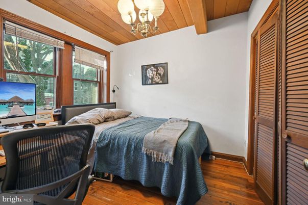 Bedroom, Chandelier, Interior, Wooden Beams, Wooden Ceilings, Wood Texture Flooring